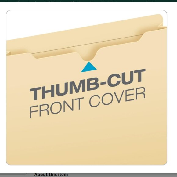 NEW - PENDAFLEX - 2- INCH Expansion File Jackets - Letter Size - GREEN (40 PACK) - Picture 7 of 8